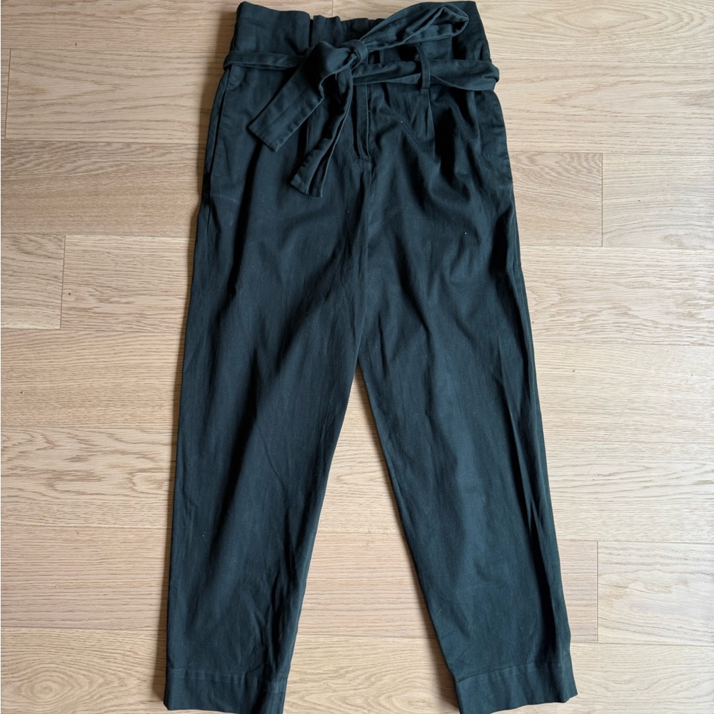 COS Black Tie-Waist Chinos